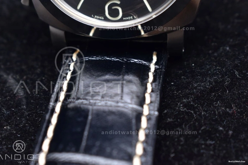 1:1 H with Y-Incabloc on Superlumed Dial Leather Strap PAM217 Black XF Best Edition Trendy 993 A6497 1227